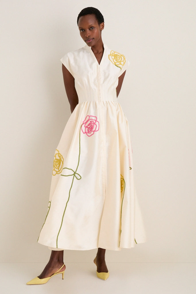 Ivory Selene Maxi Dress