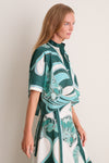 Blooming Tulip Placee Mini Foulard Shirt