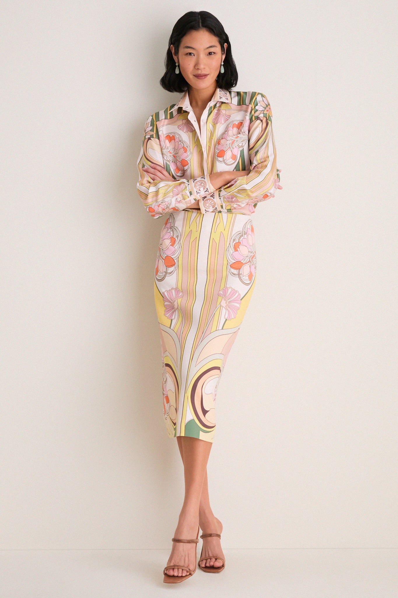 Tulip Placee Pencil Skirt