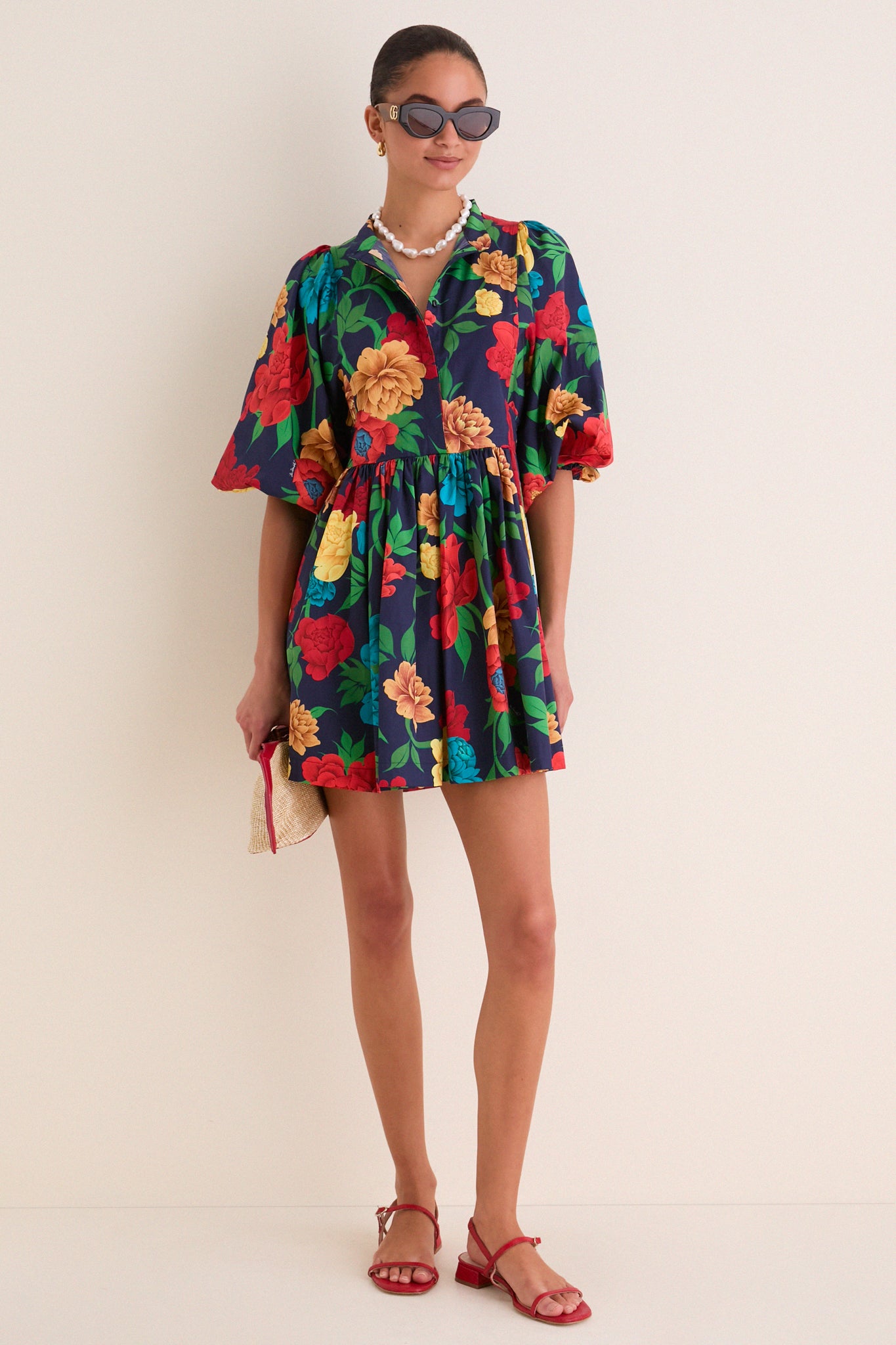 Queen Peony Mini Portofino Dress | La DoubleJ