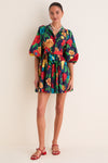 Queen Peony Mini Portofino Dress