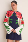 Queen Peony Placee Mini Supremes Swing Dress