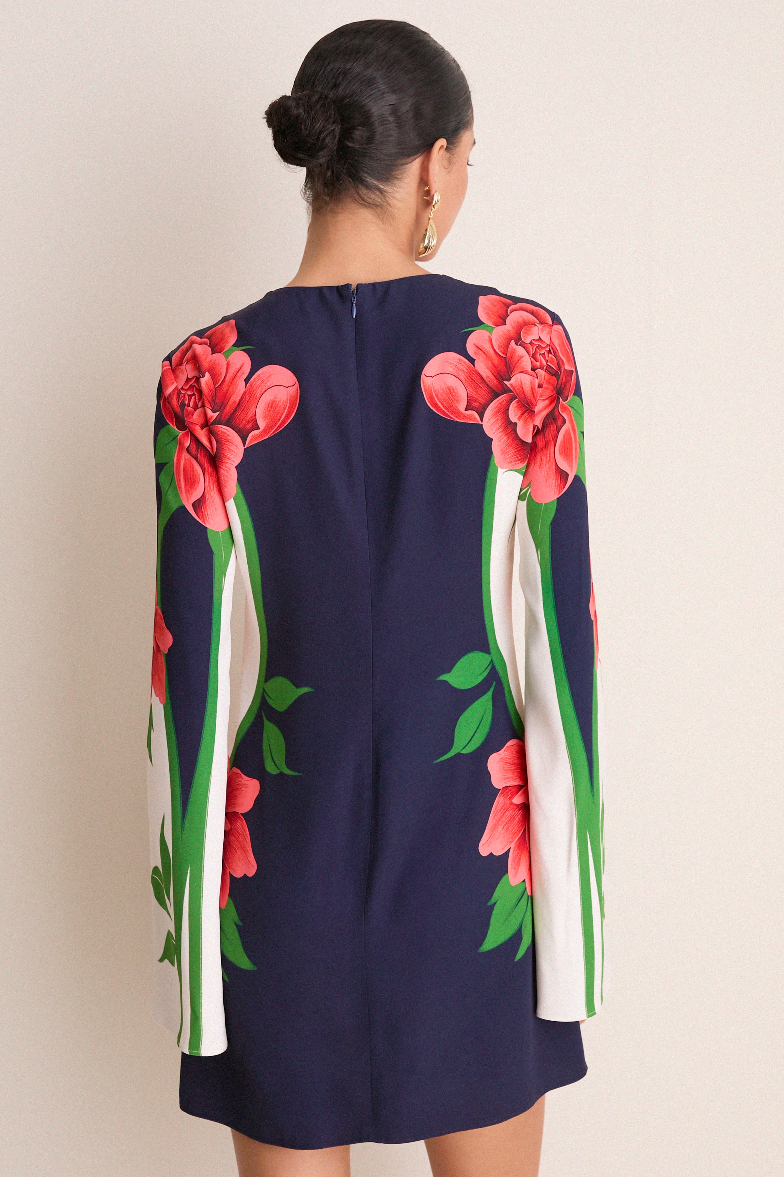 Queen Peony Placee Mini Supremes Swing Dress | La DoubleJ