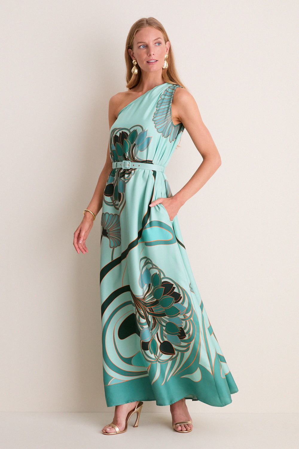 silk tulip dress Tulip dress Anna October