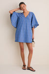 Blue Indigo Stripe Diane Dress