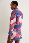 Blue Multi Quilted Shorditch Jacket