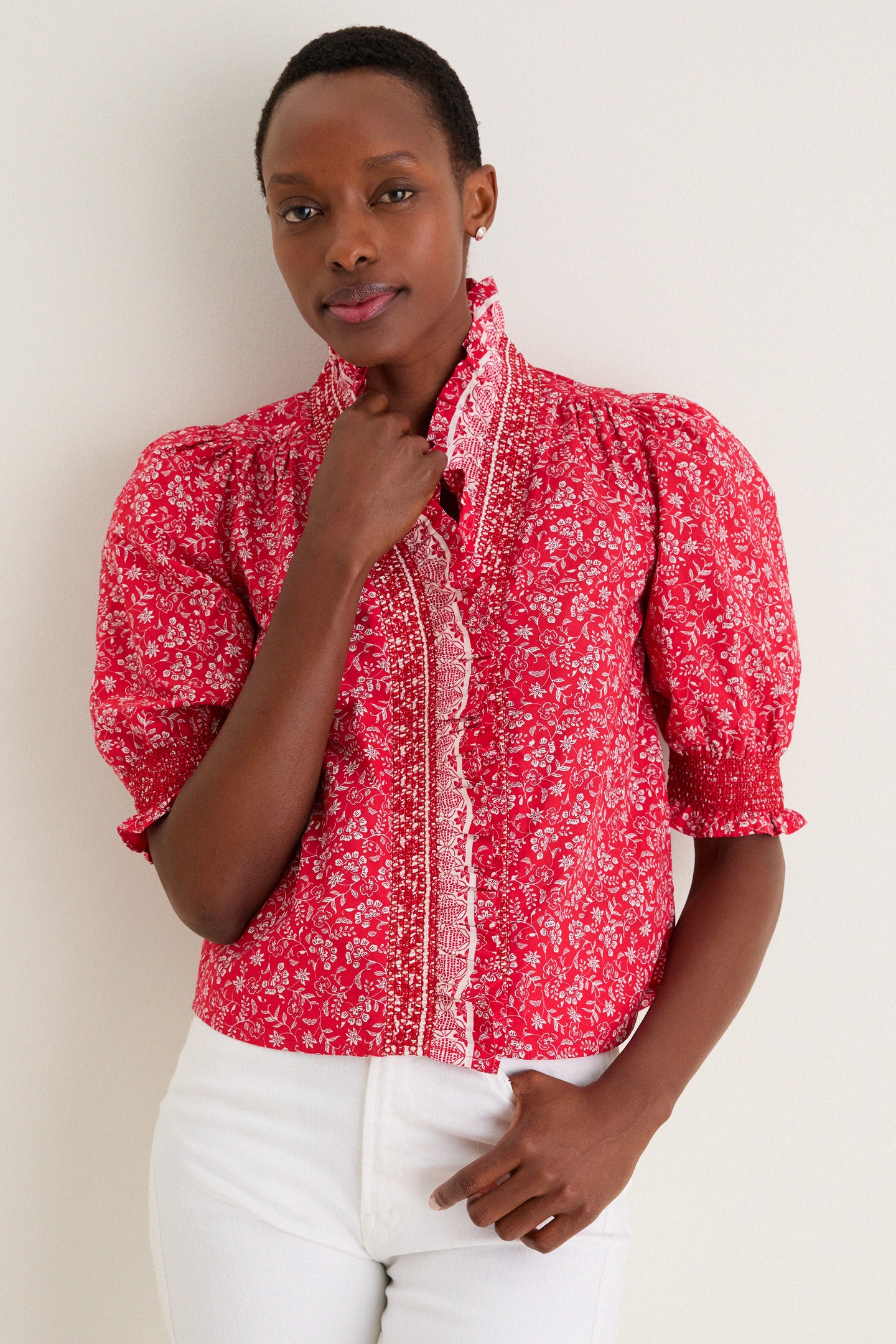 Rosemary Dreamscape Print Zuri Top