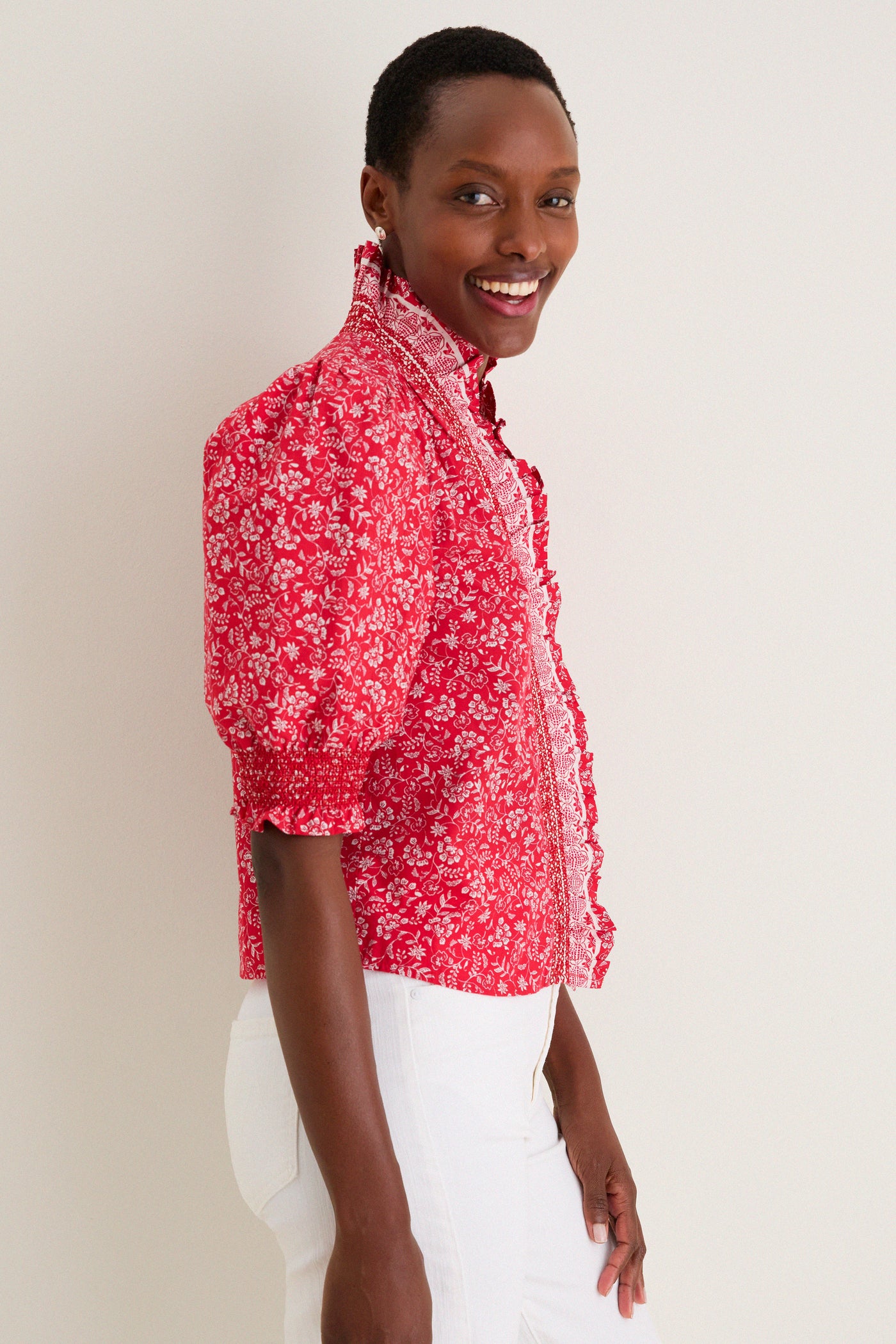 Rosemary Dreamscape Print Zuri Top