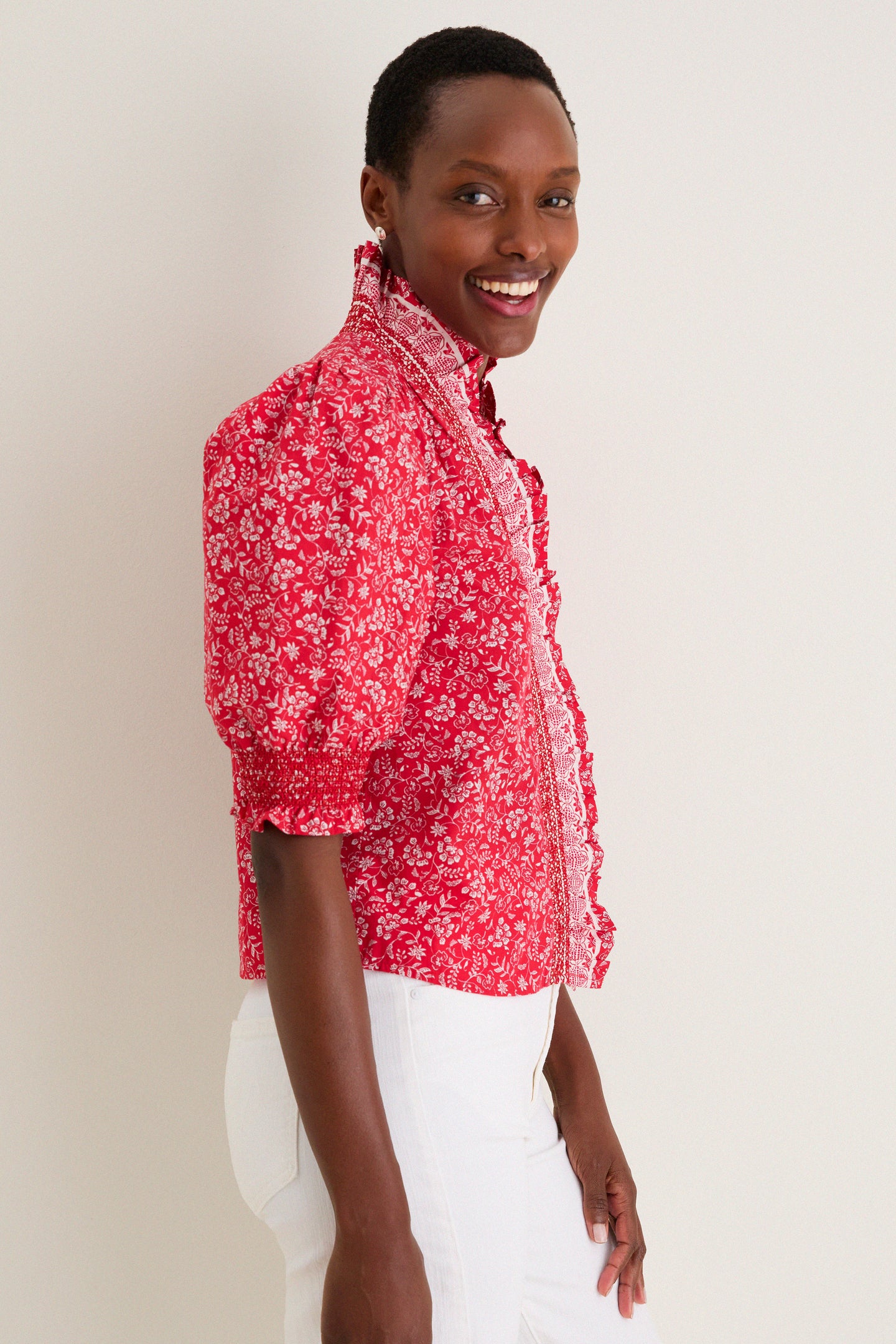 Rosemary Dreamscape Print Zuri Top