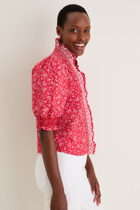 Rosemary Dreamscape Print Zuri Top