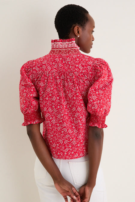 Rosemary Dreamscape Print Zuri Top