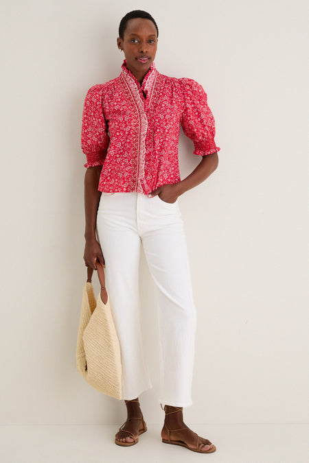 Rosemary Dreamscape Print Zuri Top