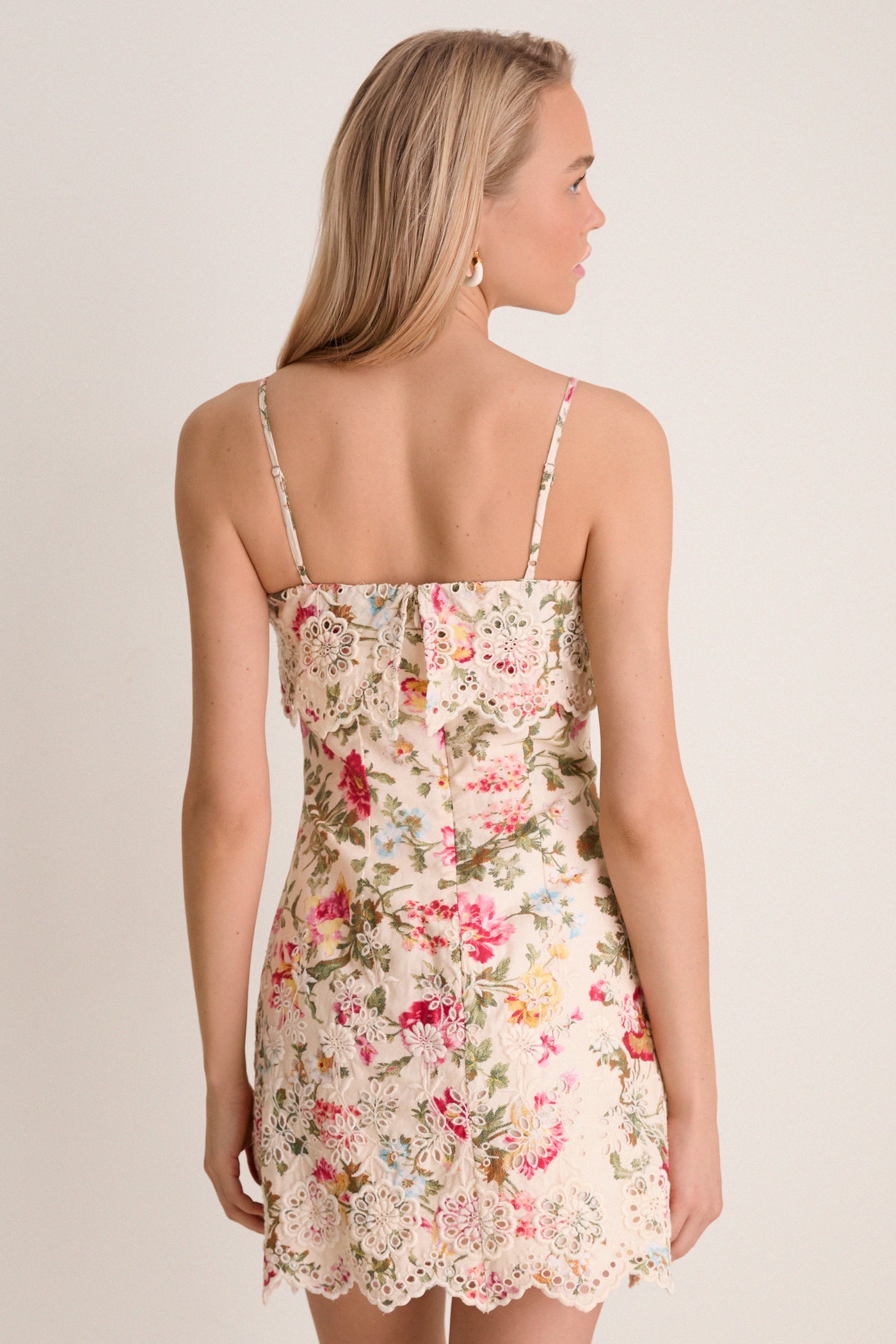 sabine embroidered mini dress Sabine Embroidered Mini Dress