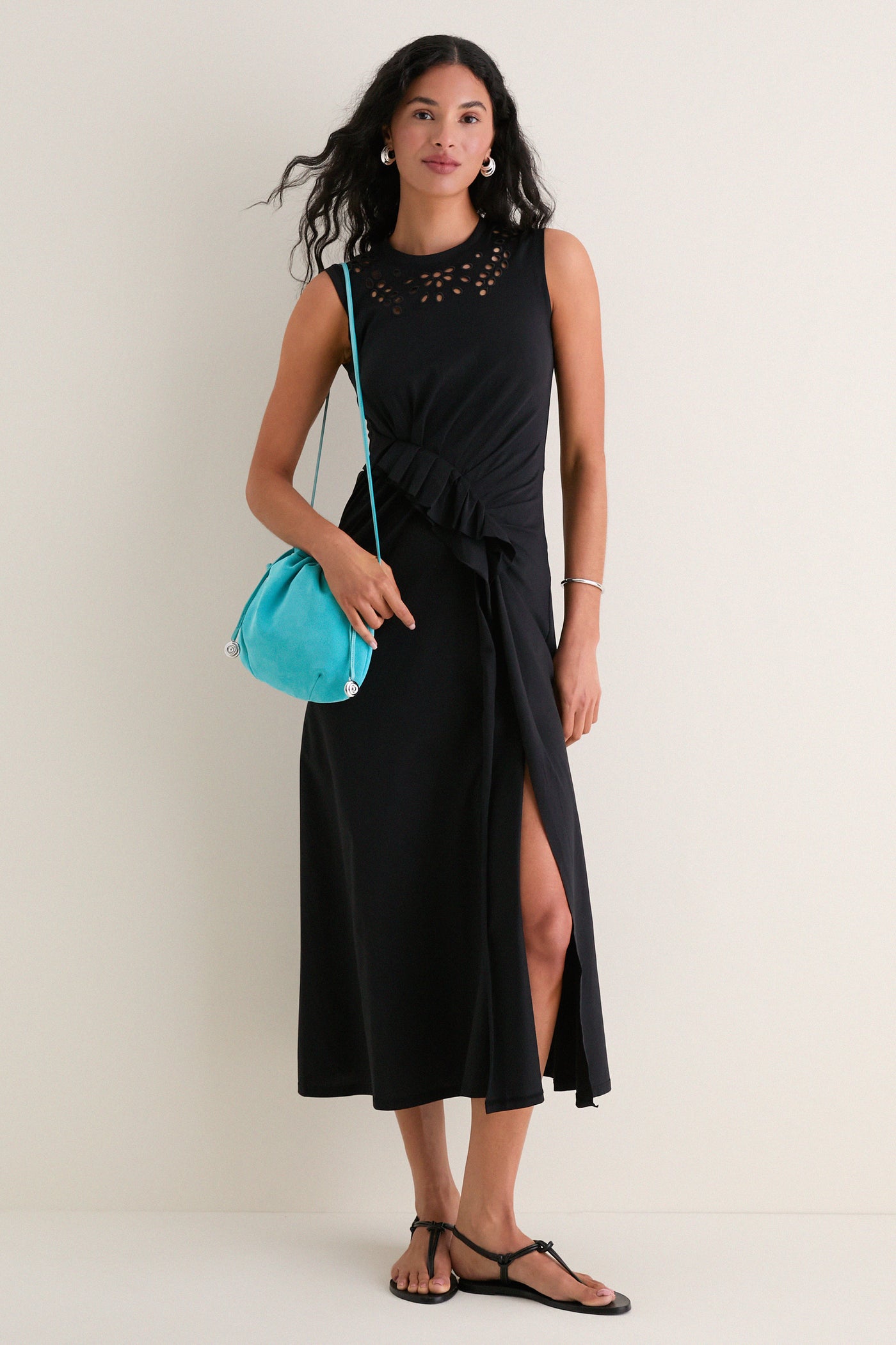Ulla Johnson Jeune Cotton Dress | Black | Size P