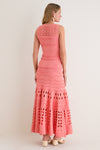 Coral Peony Lakshmi Dress
