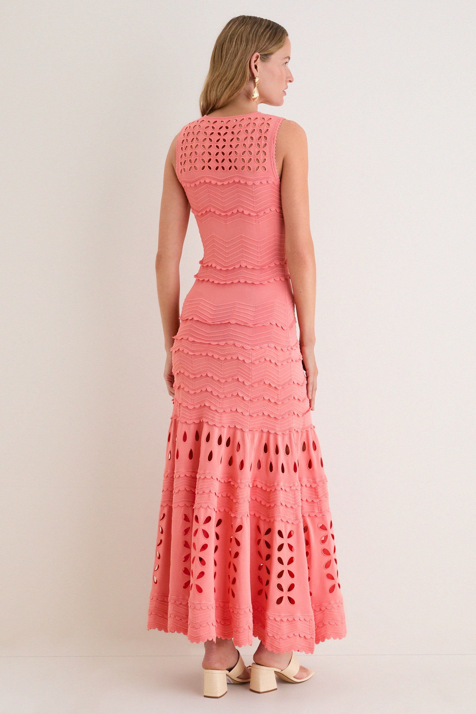 Coral Peony Lakshmi Dress