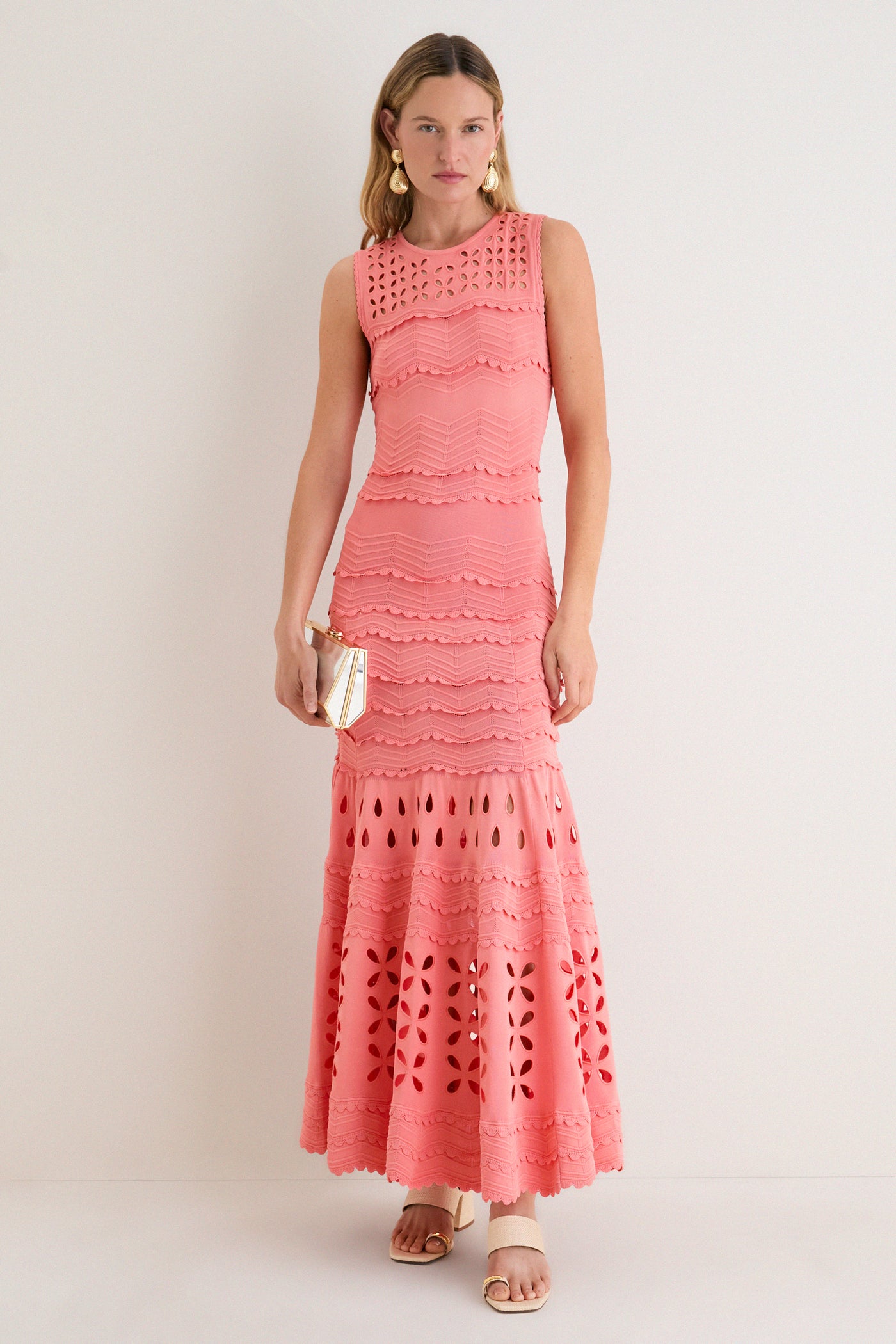 Coral Peony Lakshmi Dress