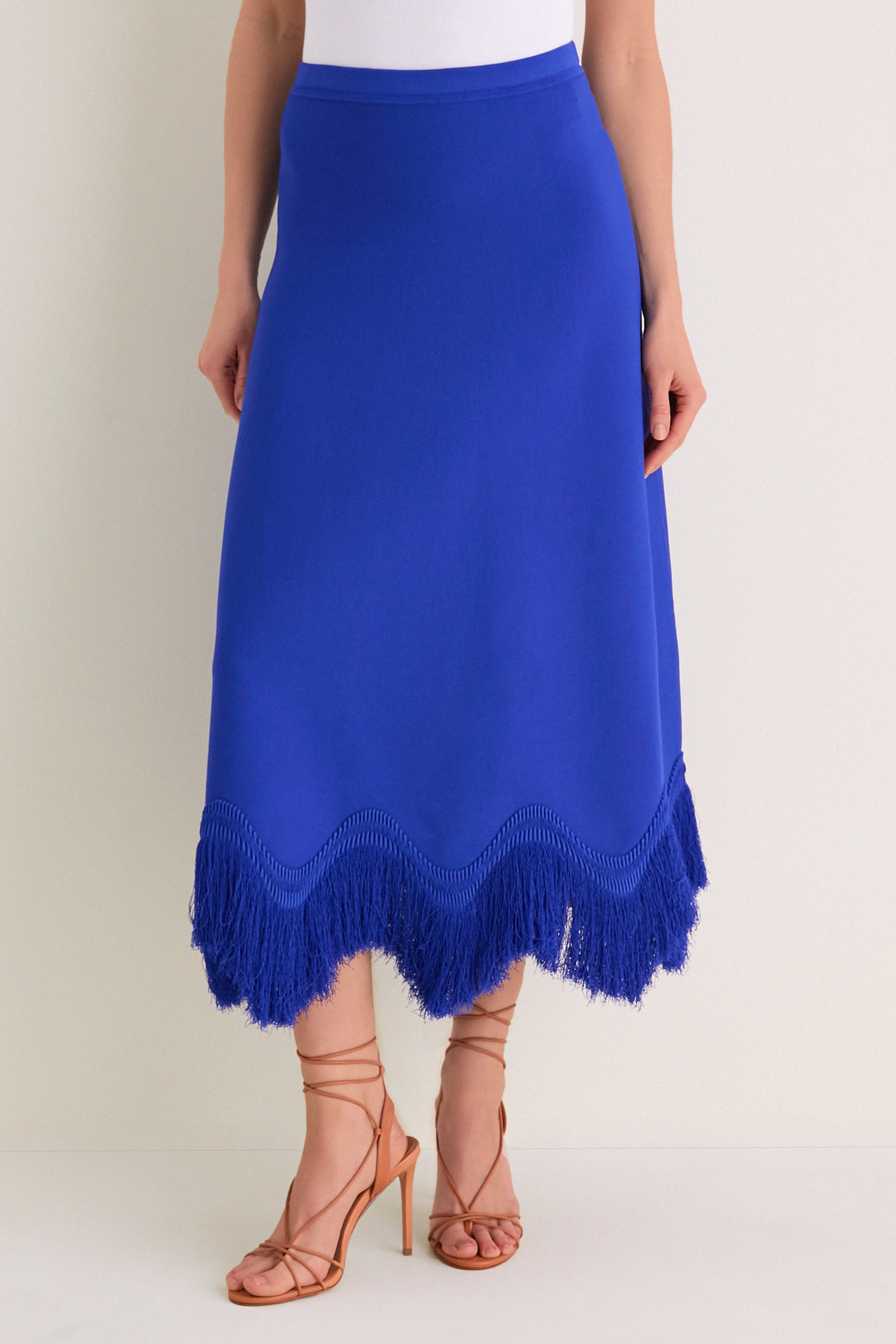 Cobalt Paulina Skirt | Ulla Johnson