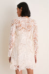 Chalk Dita Corded Lace Mini Dress