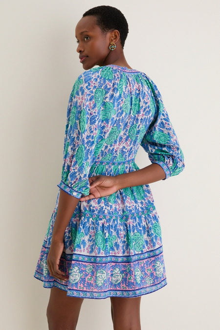 Green Navy Clara Mini Dress