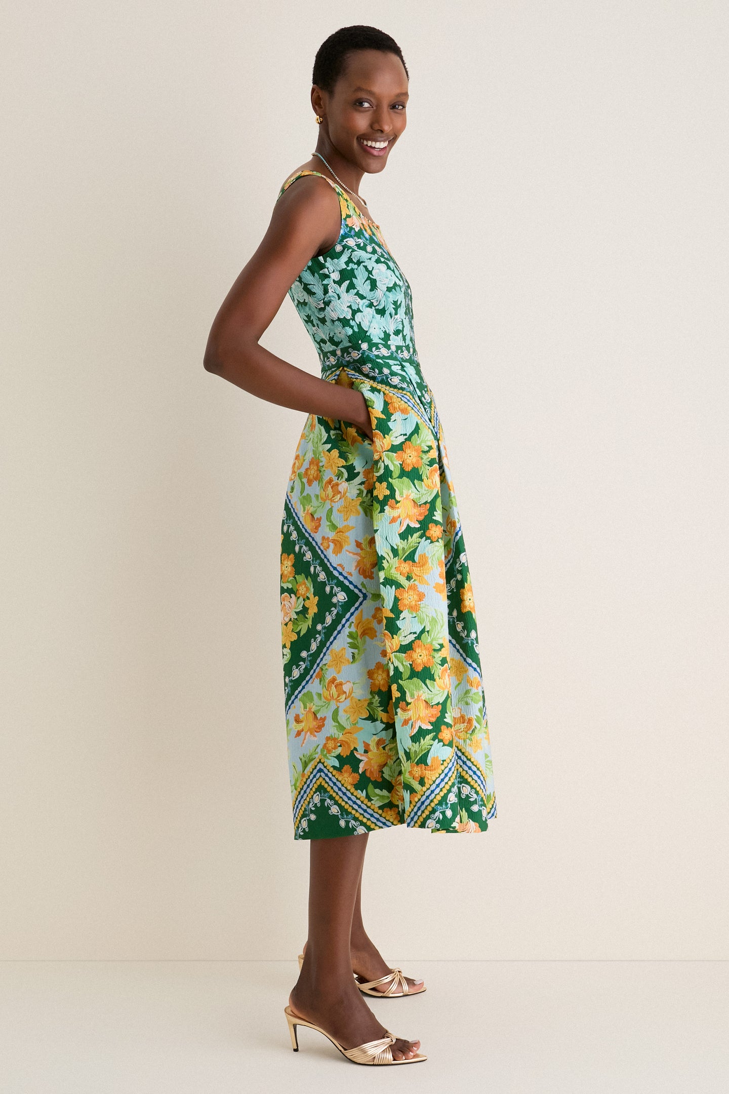 Bellis Wreath Martine-C Midi Dress