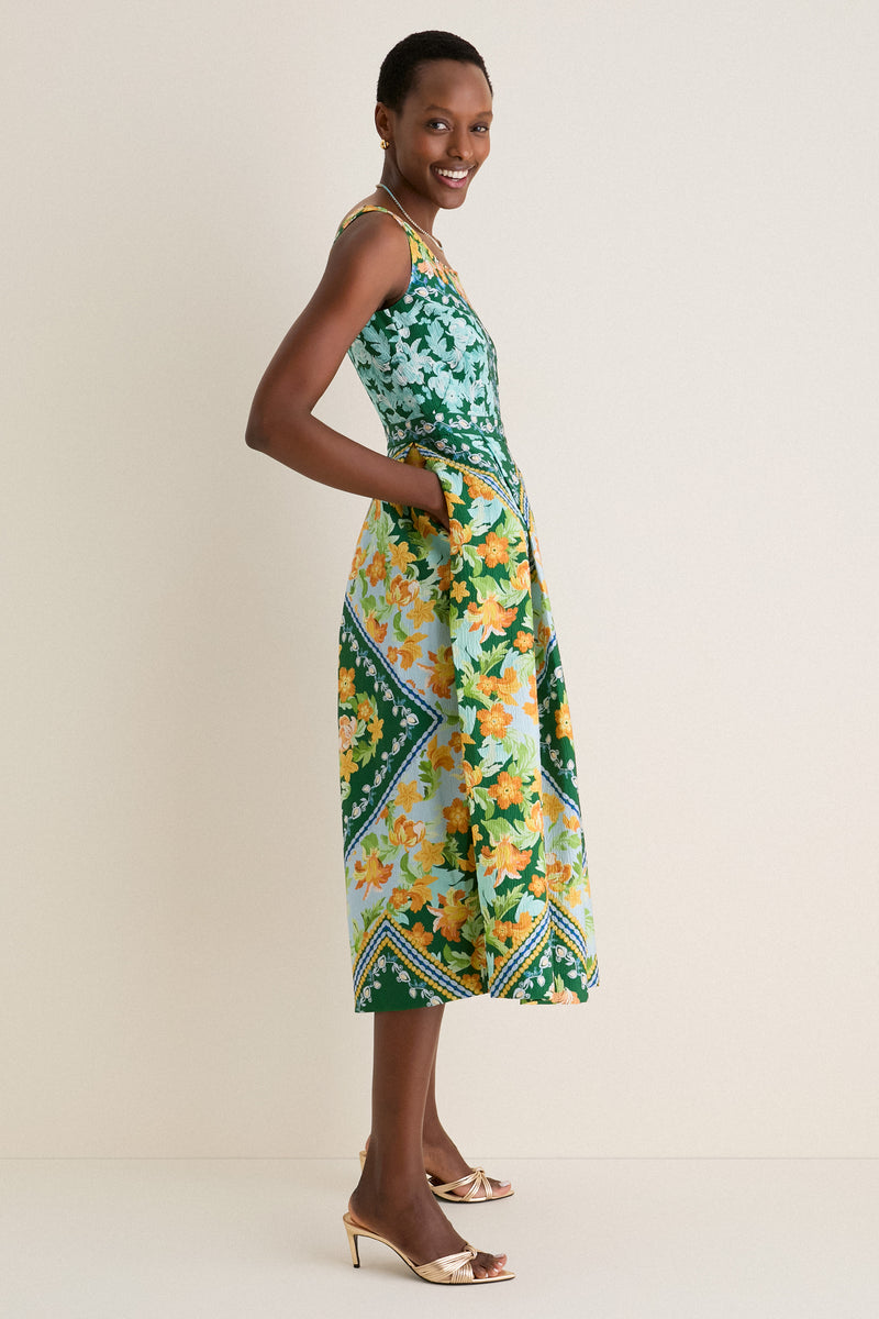 Bellis Wreath Martine-C Midi Dress