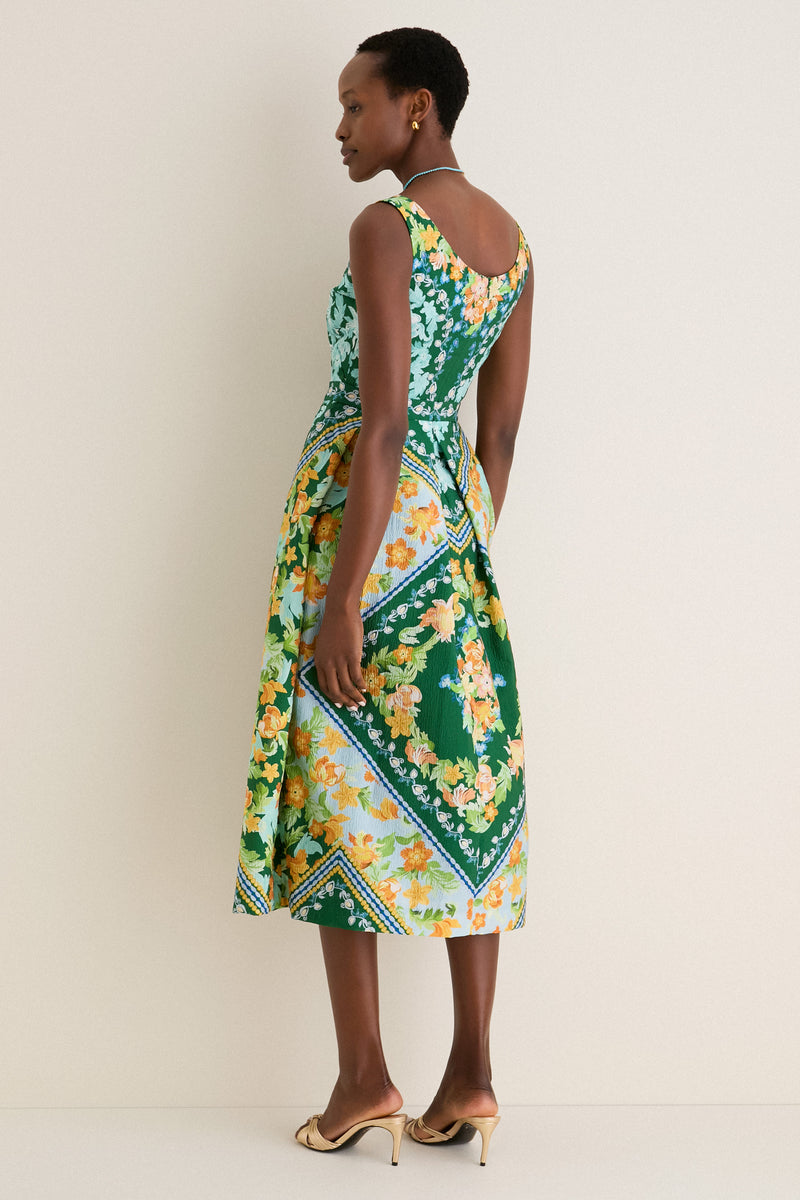 Bellis Wreath Martine-C Midi Dress