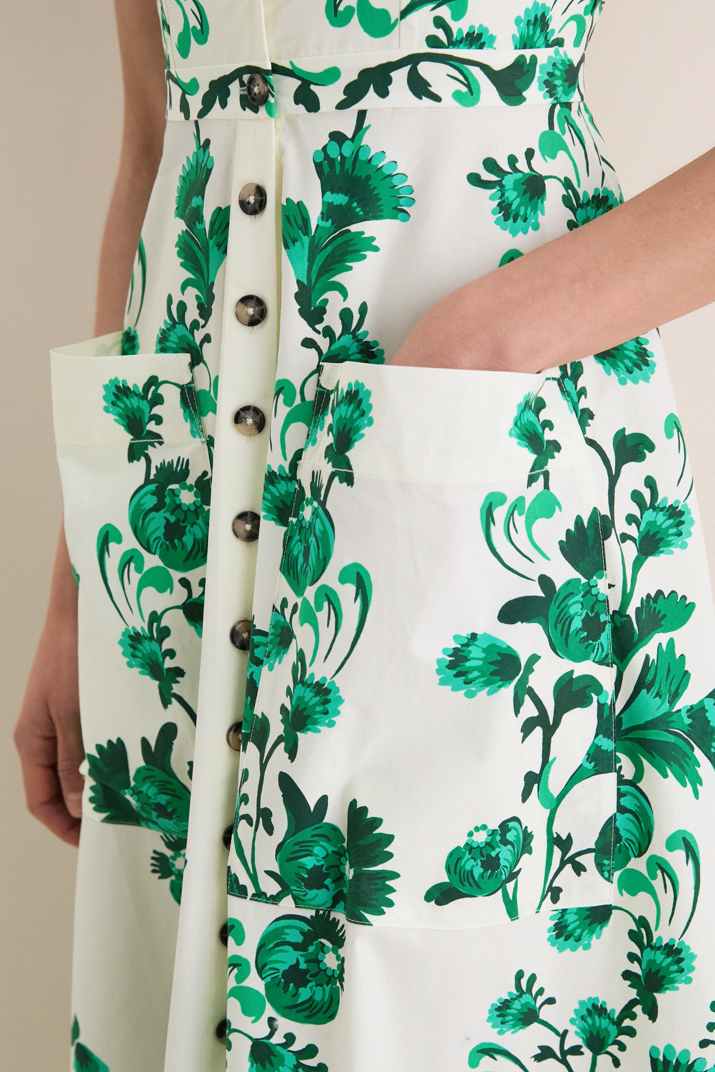 Saffier Vines Zoey-E Midi Dress | Saloni