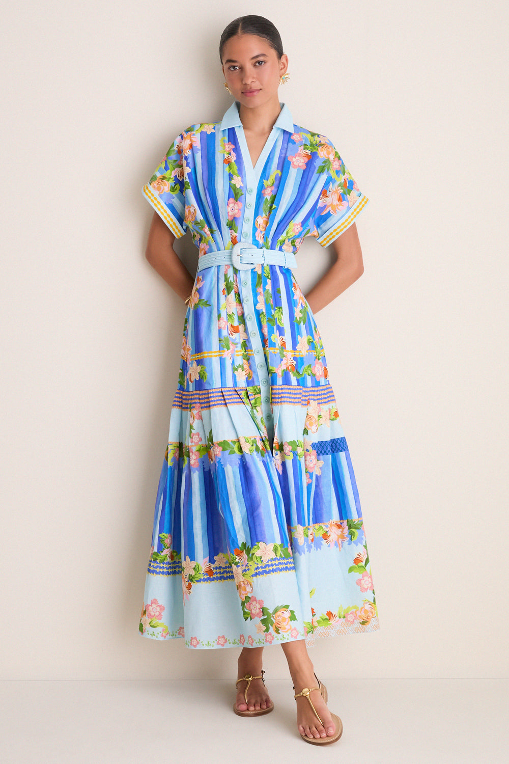 Floral River Riya-B Midi Dress