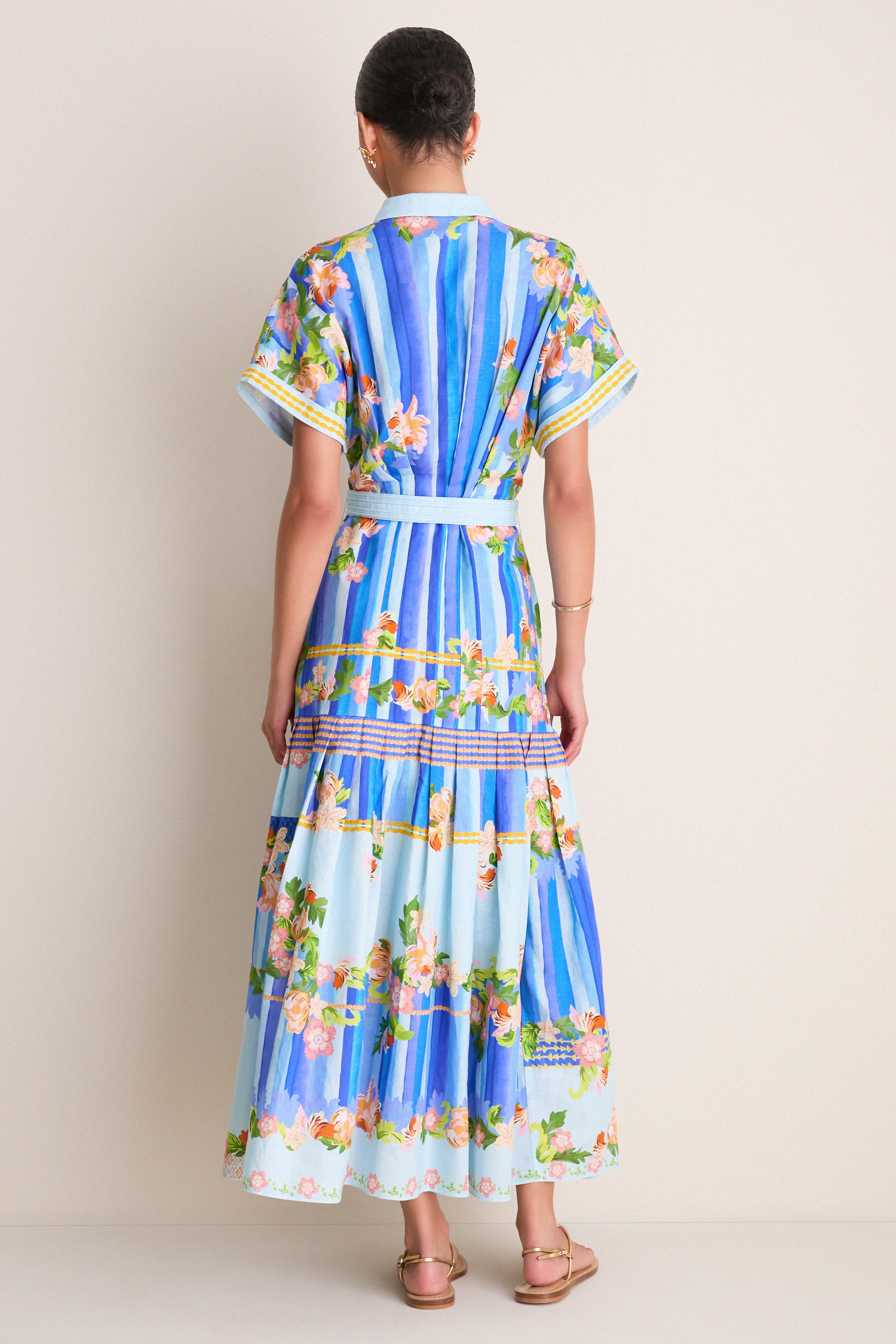 Floral River Riya-B Midi Dress