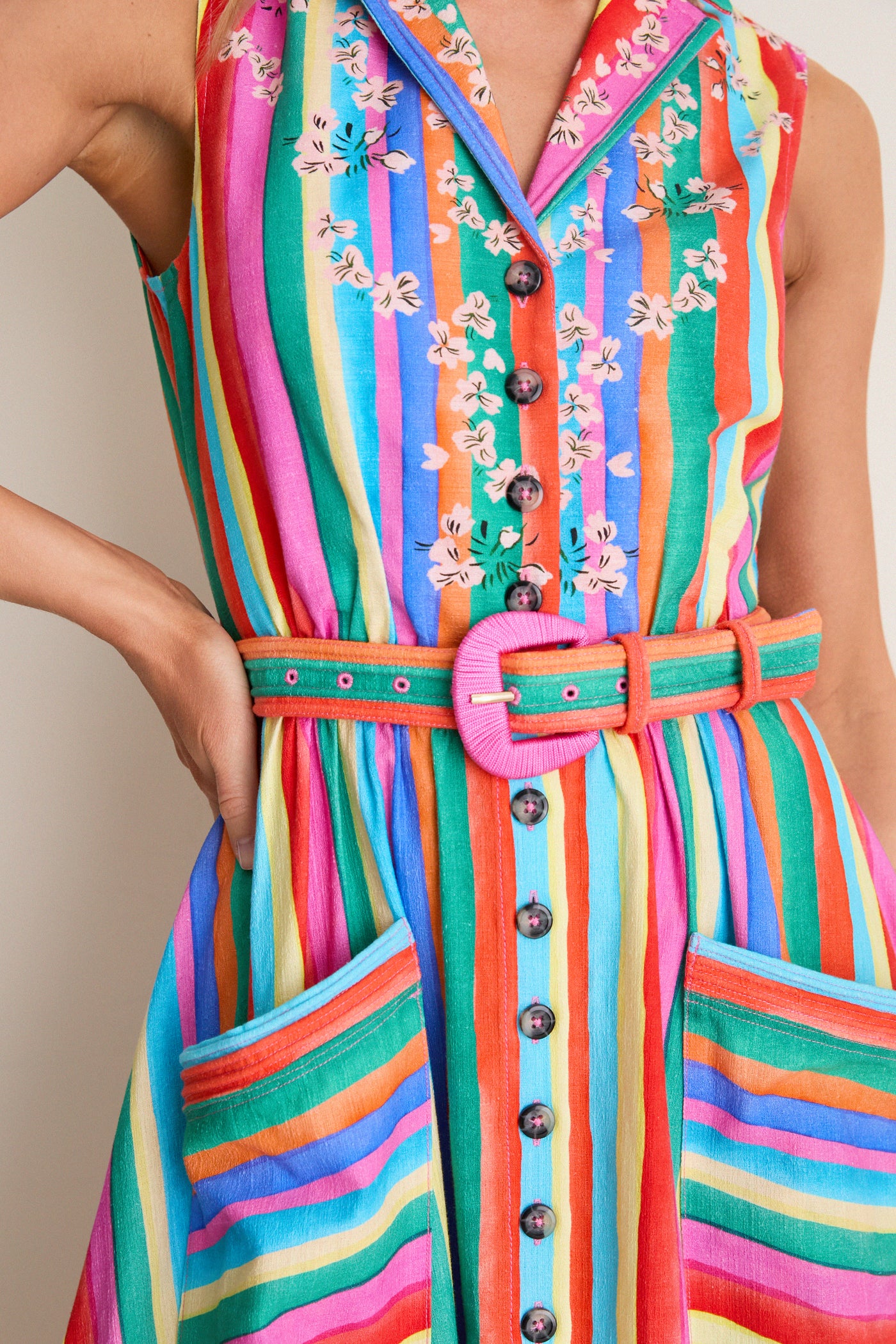 Rainbow Meadow Kirat Dress