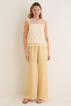 Pale Yellow Cora Top