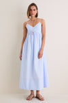 French Blue Peninsula Dress