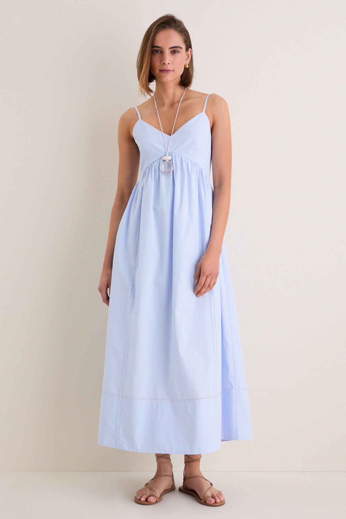 French Blue Peninsula Dress