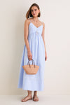 French Blue Peninsula Dress