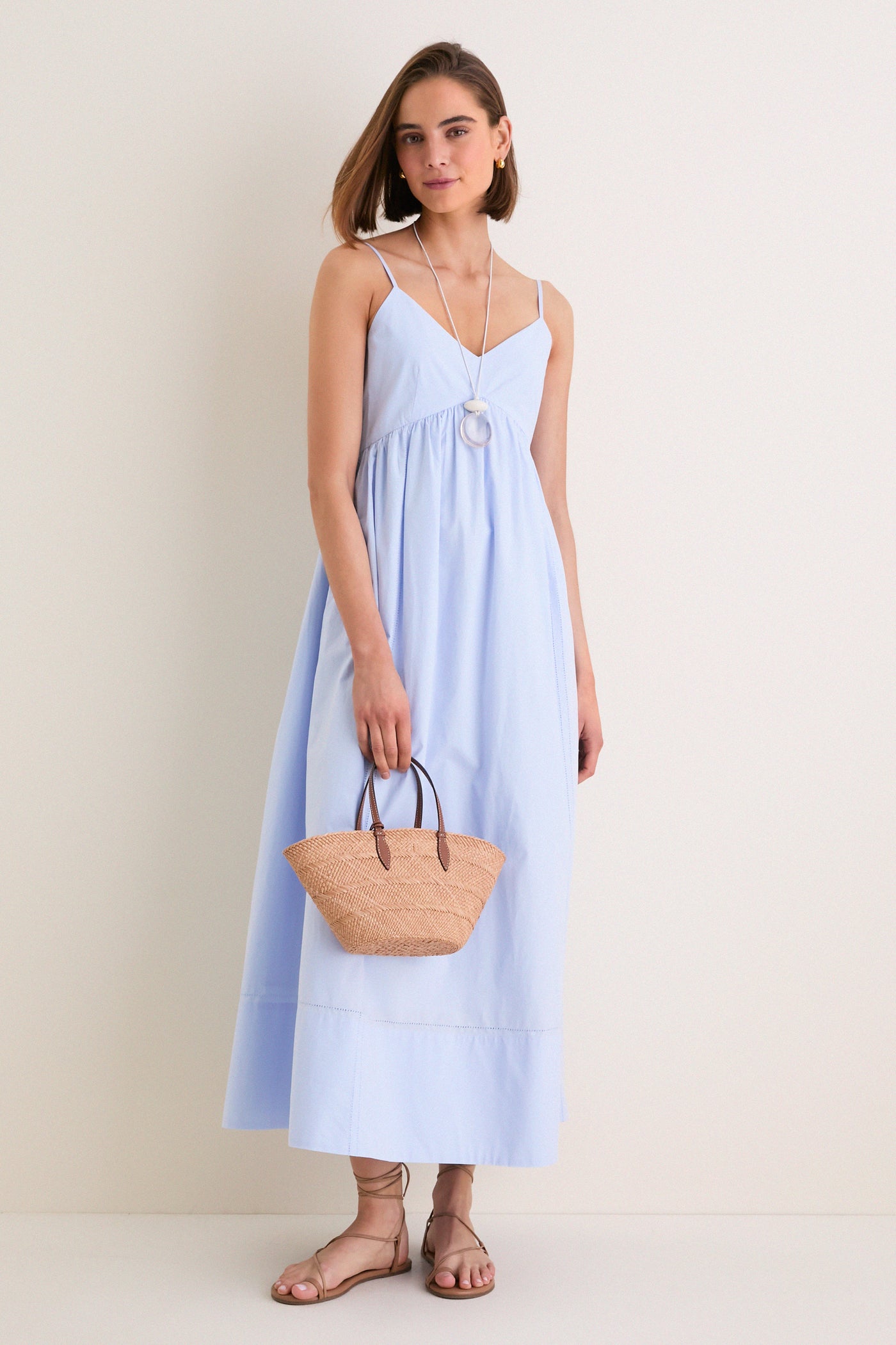 French Blue Peninsula Dress