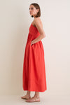 Tomato Peninsula Dress