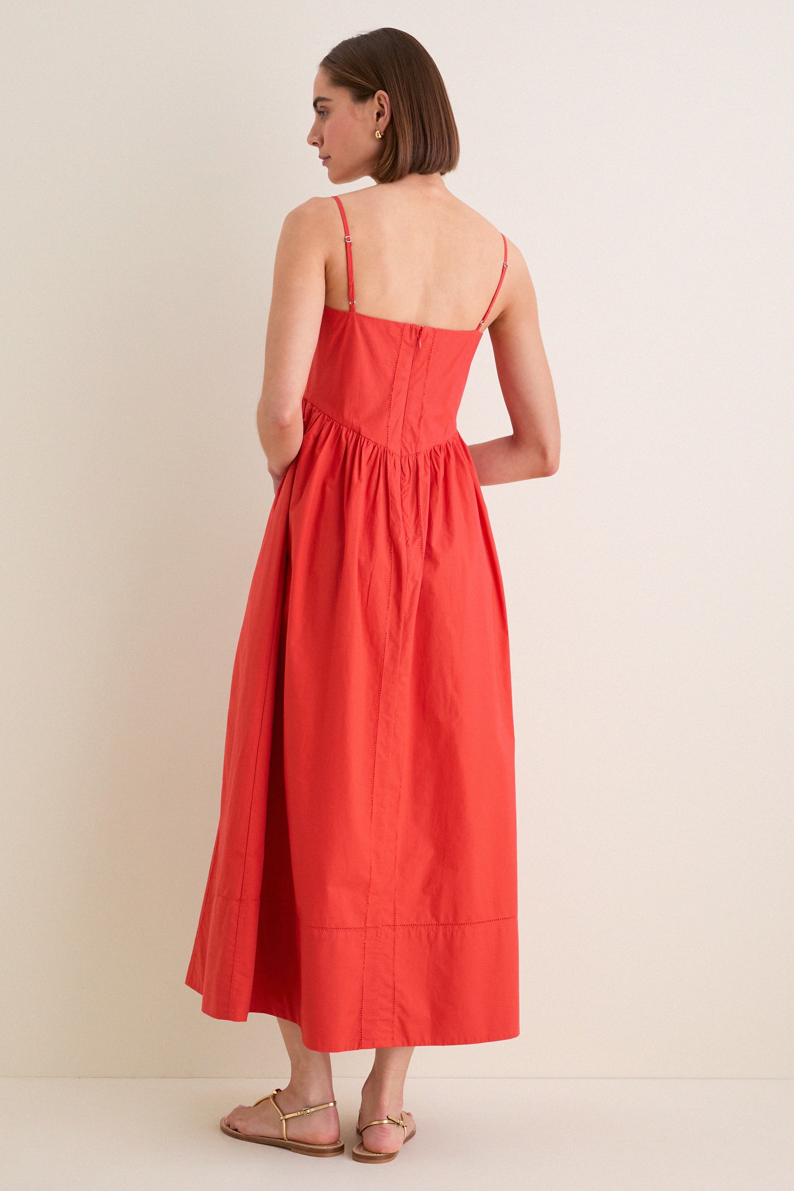 Tomato Peninsula Dress