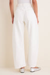 Ivory Twisted Barrel Jean
