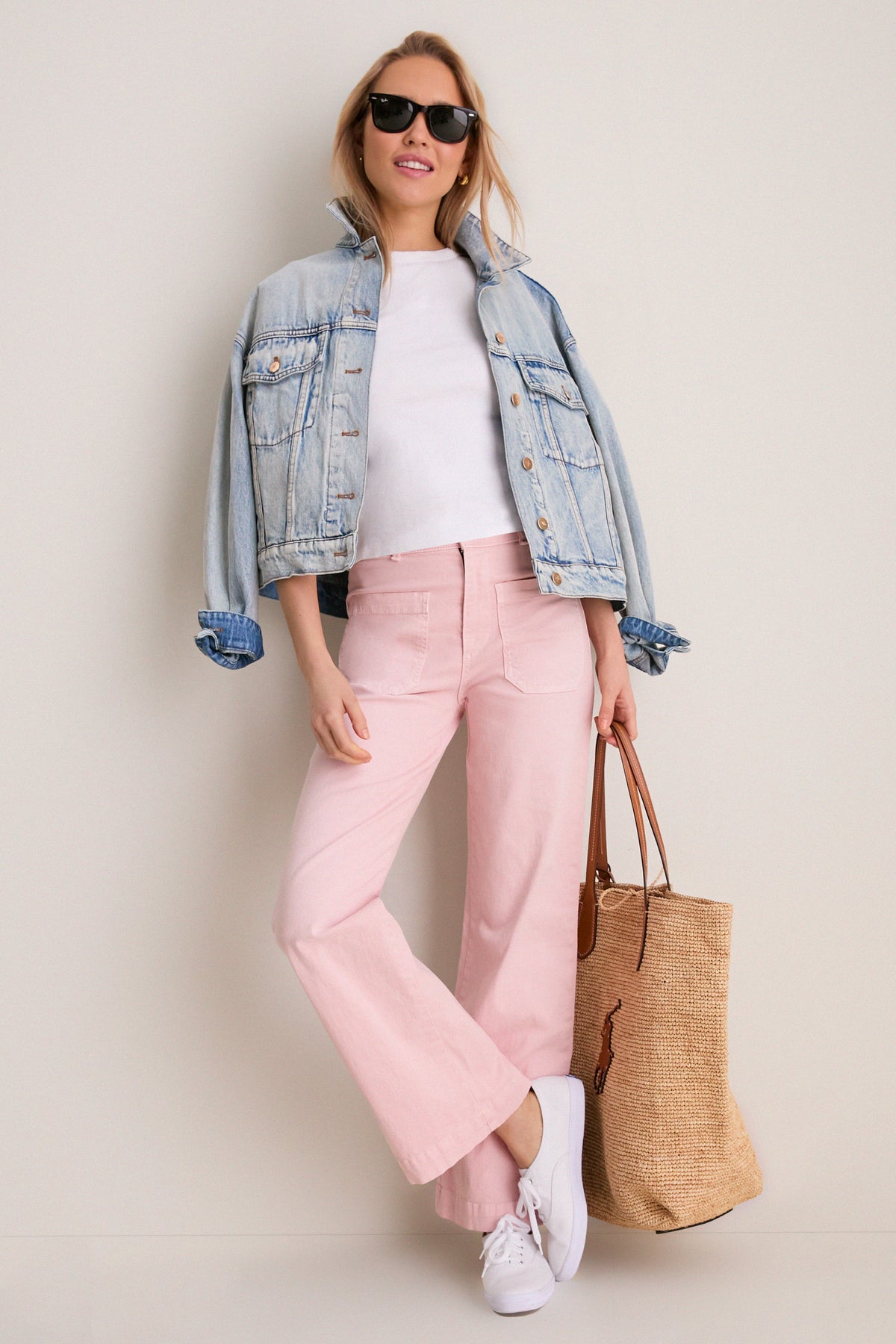 Sanded Pink Sailor Pant