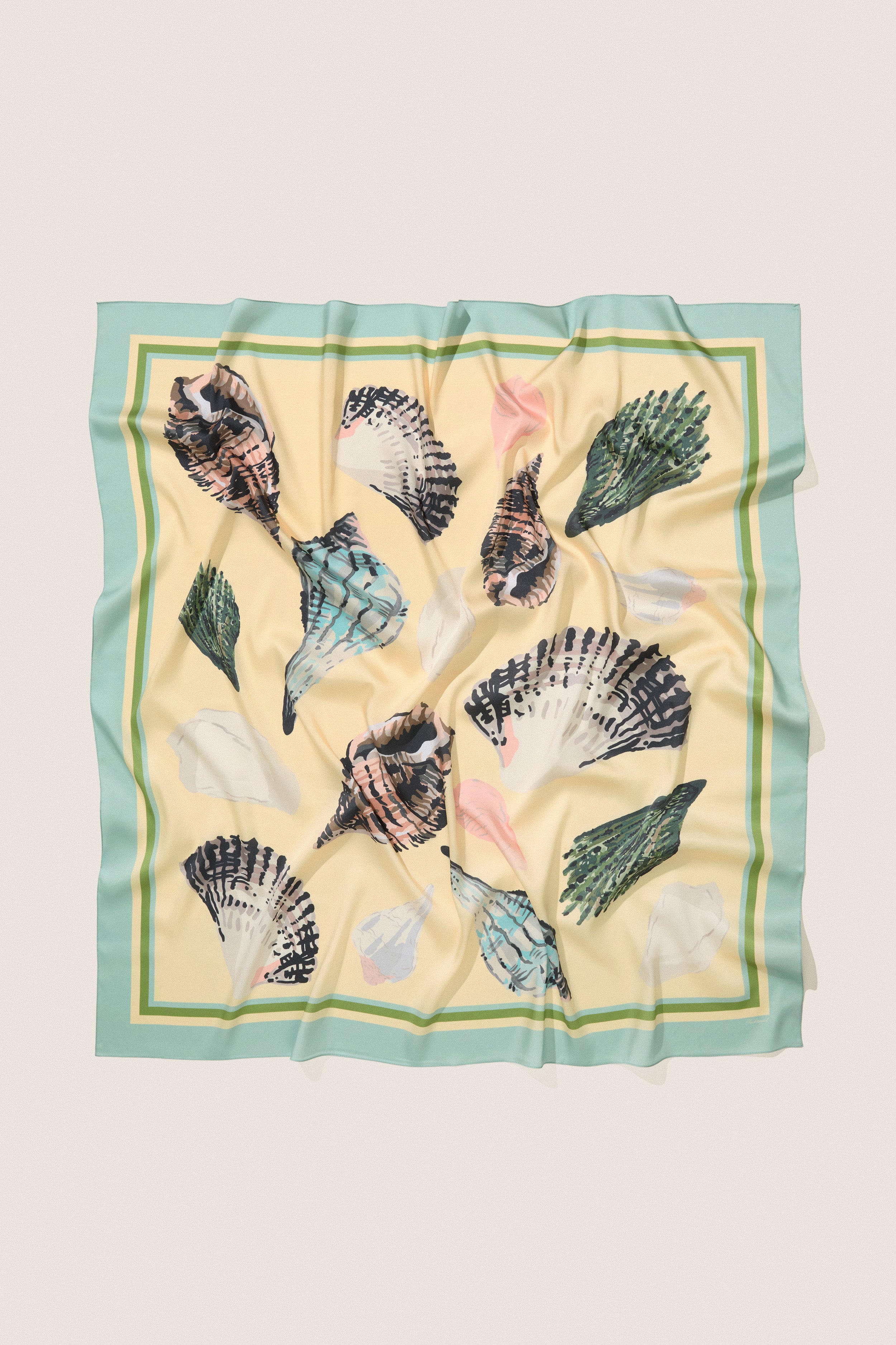 Painted Shells Large Scarf