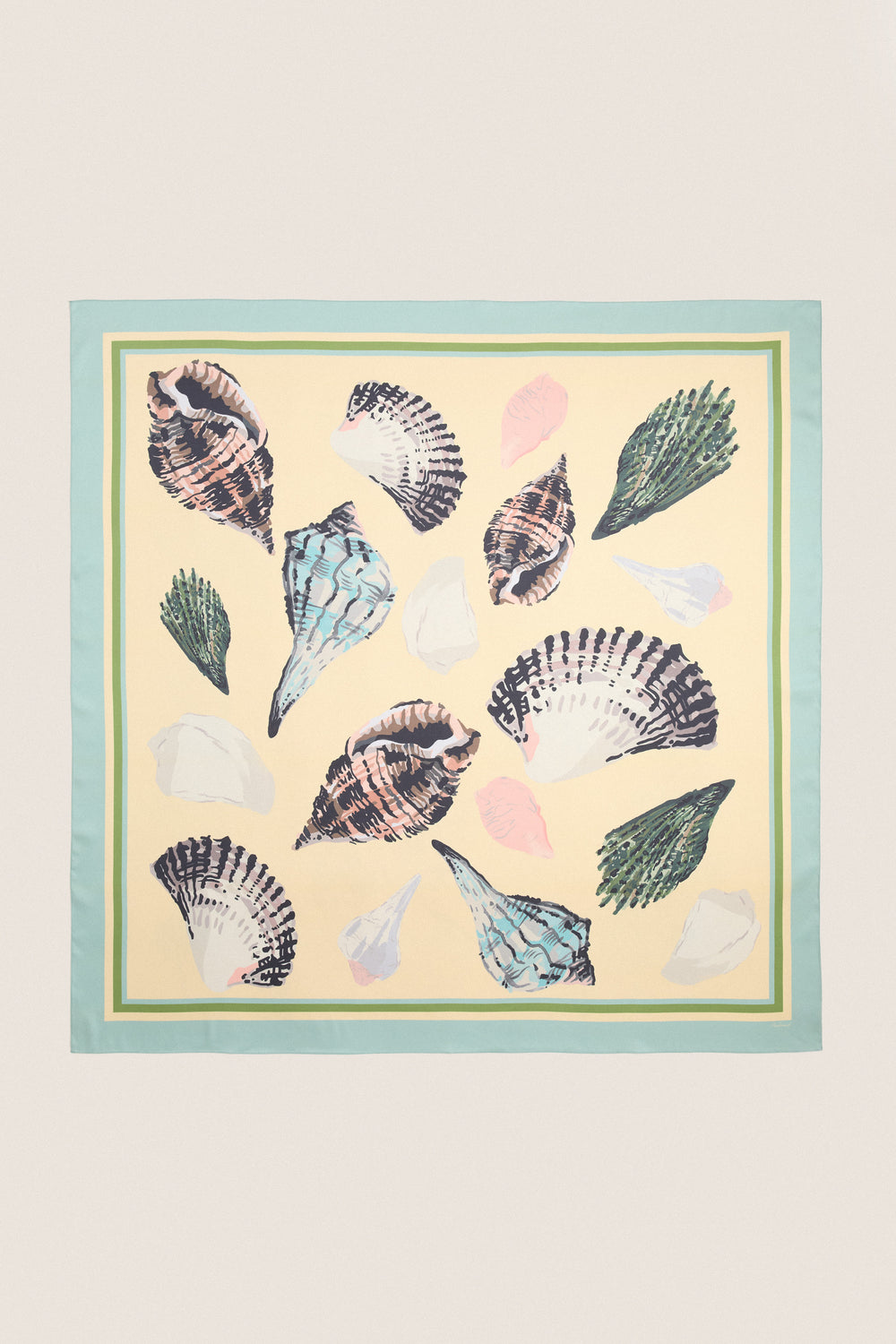 Painted Shells Large Scarf
