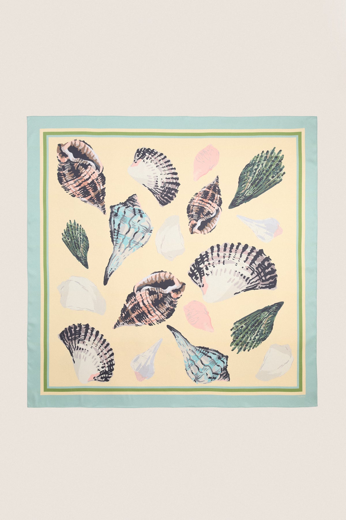 Painted Shells Large Scarf