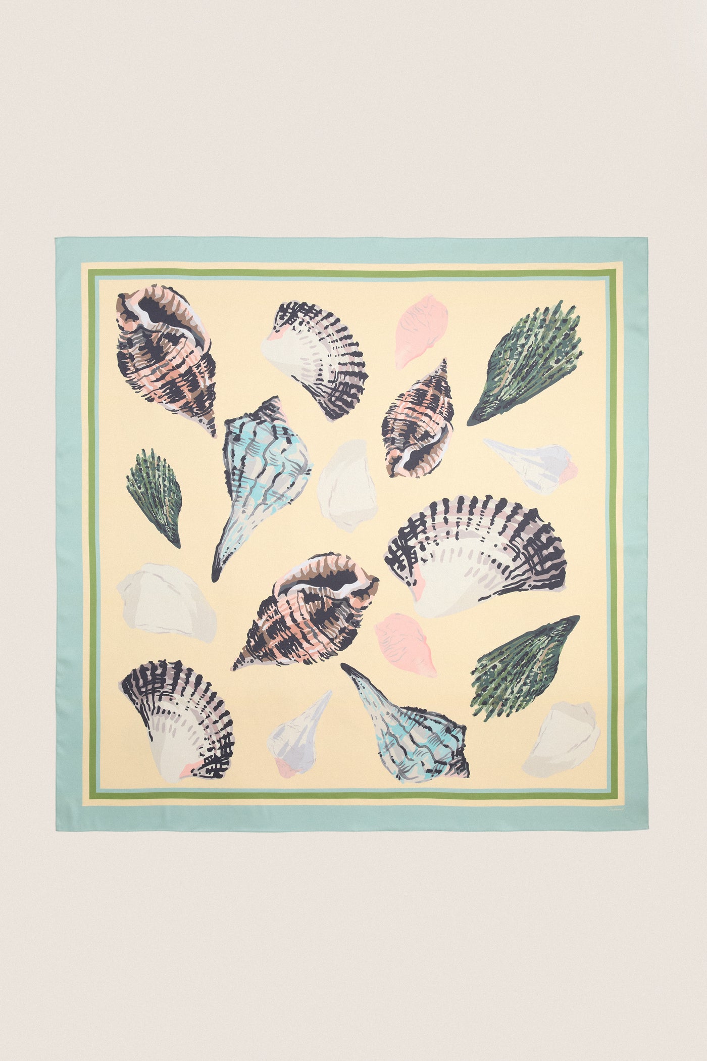 Painted Shells Large Scarf