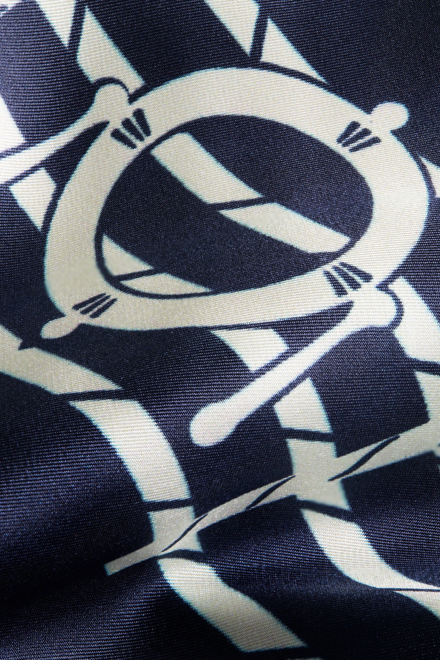 Navy Ships Medium Silk Scarf