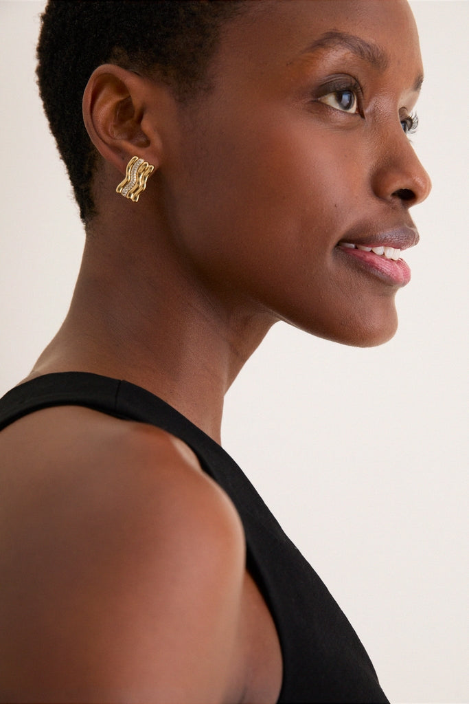 Gold Ramona Studs