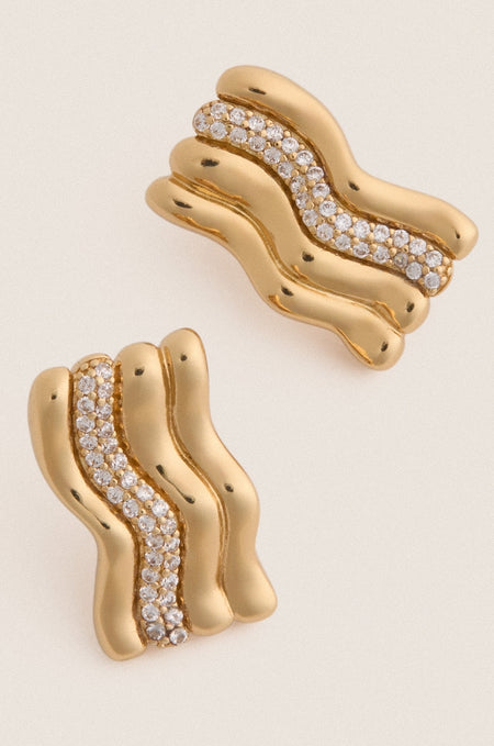Gold Ramona Studs
