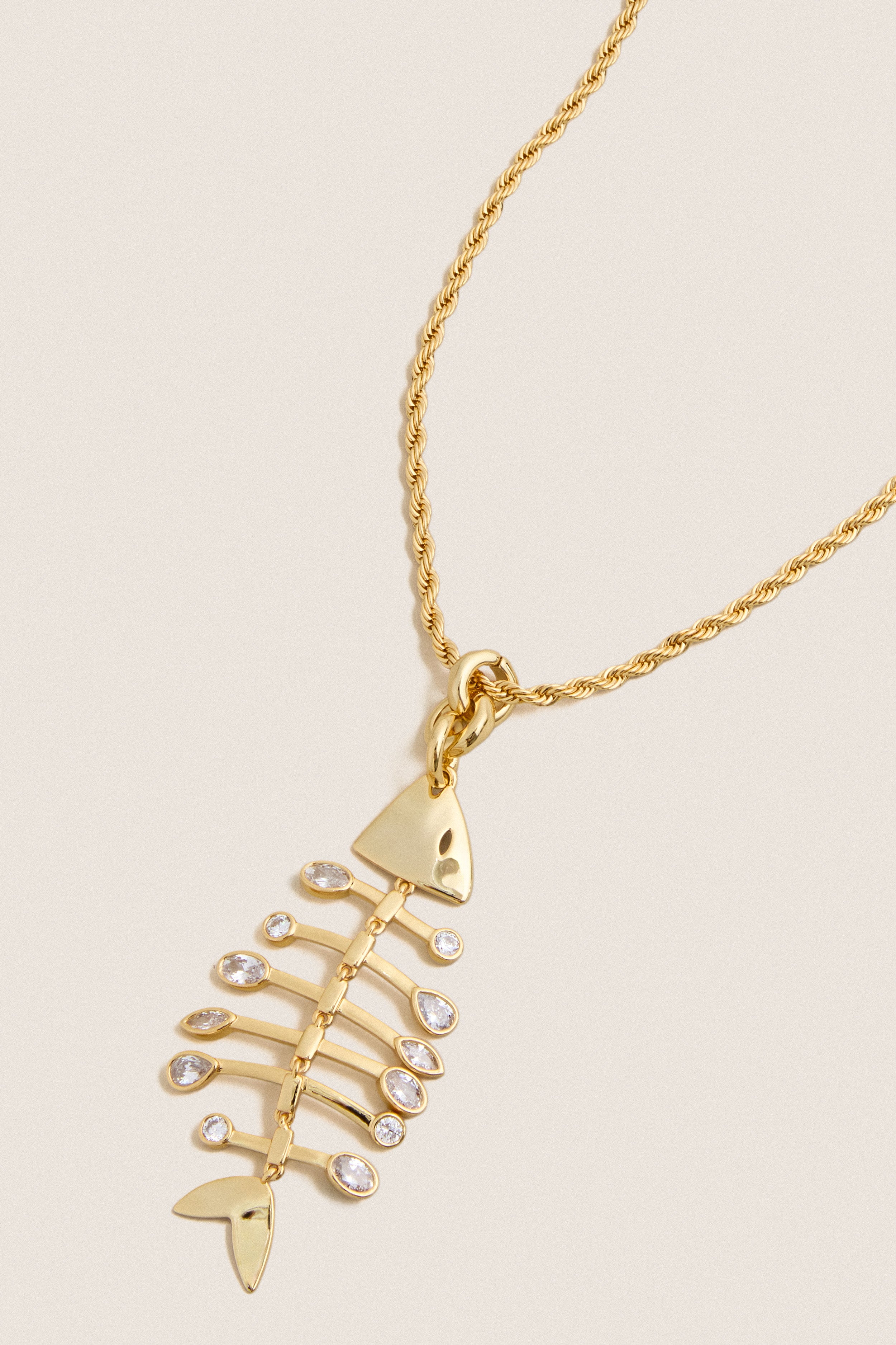 Gold Josephina Charm Necklace