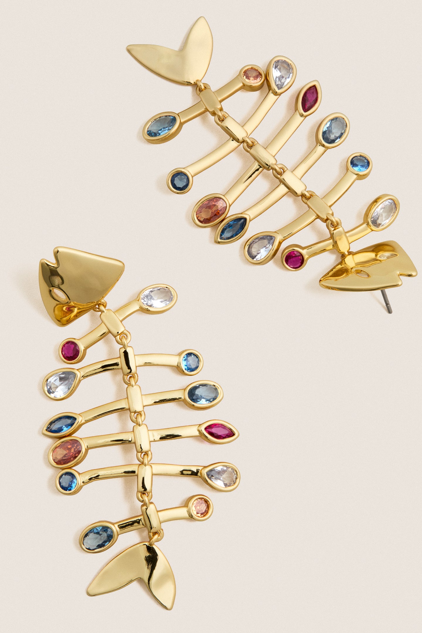 Gold Multi Josefina Earrings