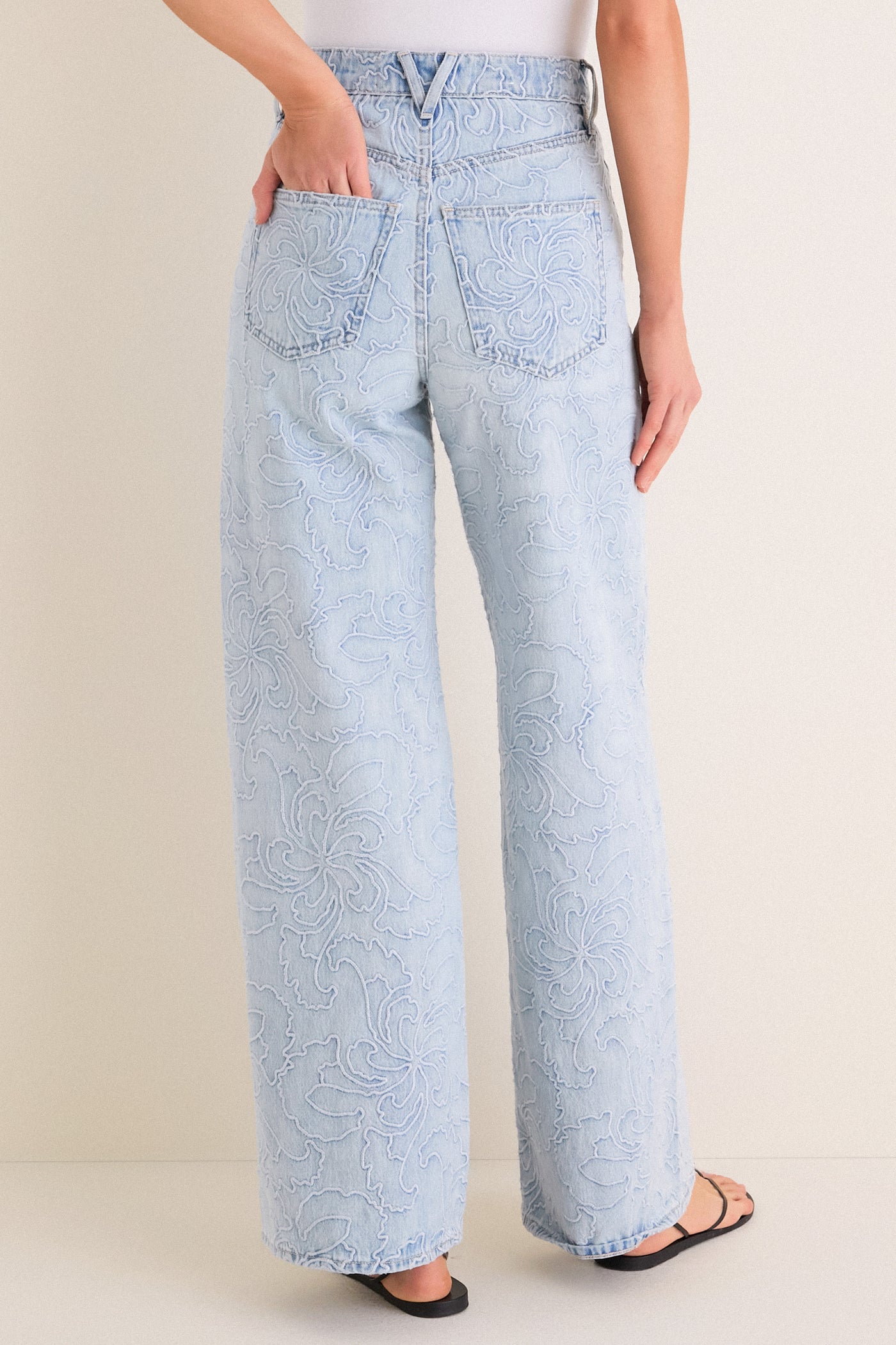 Sun Spark Taylor High Rise Wide Leg